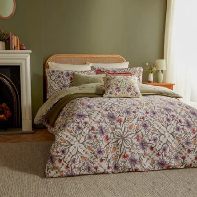 Wylder Tilda Floral Reversible Duvet Set, Single, Multicolour