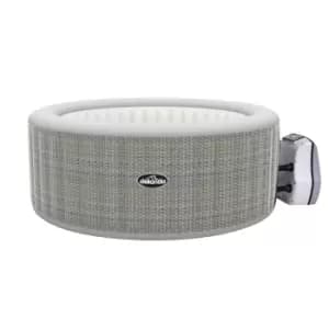 Dellonda 4-6 Person Inflatable Hot Tub Spa with Smart Pump - Rattan Effect DL91