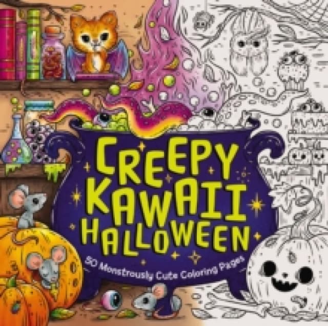 Creepy Kawaii Halloween : 50 Monstrously Cute Coloring Pages Paperback / softback