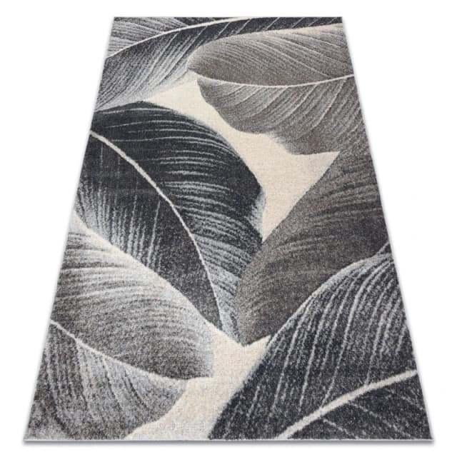RugsX Carpet Fusion 8912 Dark Grey - Feathers, Modern, Abstract 120X170 Cm