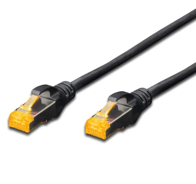 FDL 0.25M CAT.6a 10GB S-FTP LSZH PATCH CABLE - BLACK