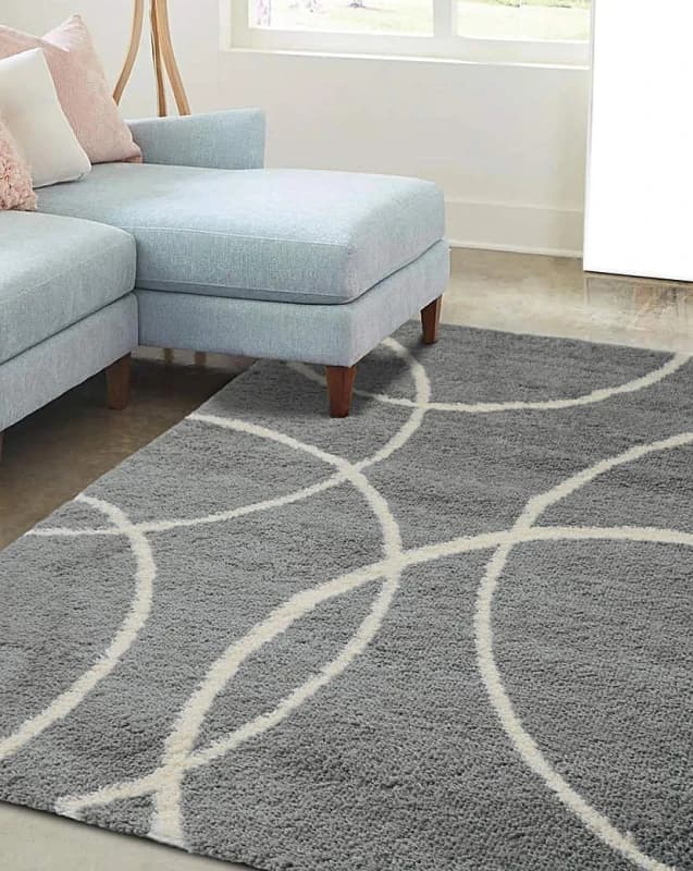 Snug Bubbles Grey Ivory 120X170cm Rug, Grey I110A-SG023 120