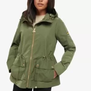 Barbour International Kiara Shell Hooded Jacket - UK 10