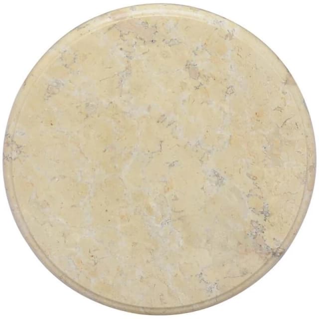 VIDAXL Table Top Cream Ø40x2.5cm Marble Vidaxl 8720286301005