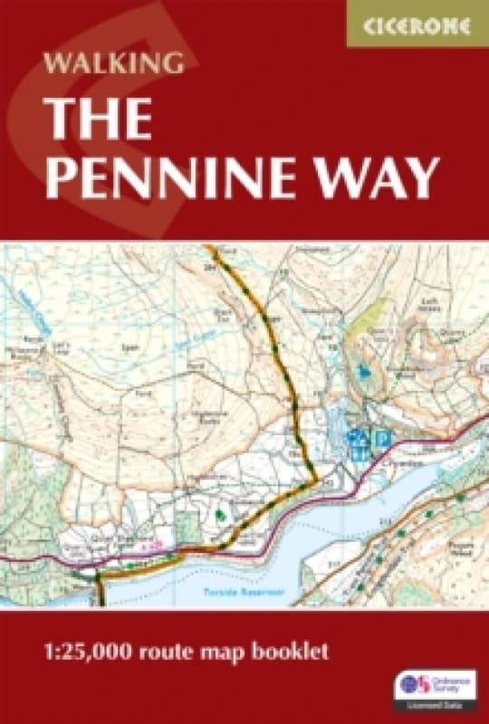 Walking the Pennine Way Map Booklet : 1:25,000 OS Route Mapping Paperback / softback