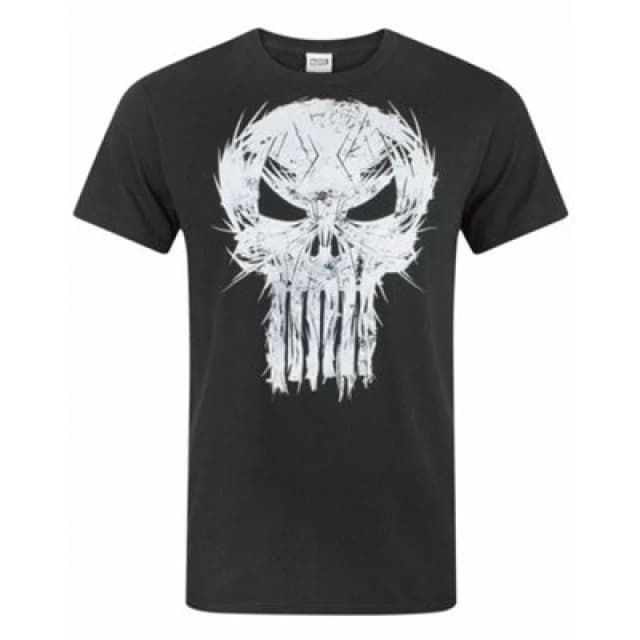 (Small) Marvel Short Sleeved T-Shirt (Mens Black)