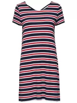 ONLY Loose Short Sleeved Dress Women White