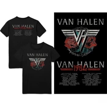 Van Halen - 84 Tour Unisex Medium T-Shirt - Black