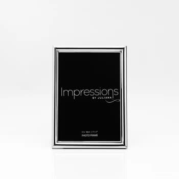 5" x 7" - Silver Plated Photo Frame with Bevelled Edge