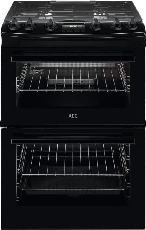 AEG CGX6130ACB 60cm Gas Cooker - Black - A/A Rated