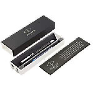 Parker Fountain Pen Vector Core Standard Black Barrel Medium Blue