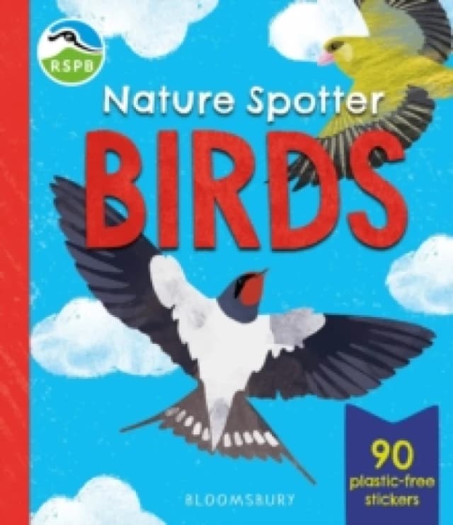 RSPB Nature Spotter: Birds : A children's sticker guidebook to over 60 British birds Paperback / softback