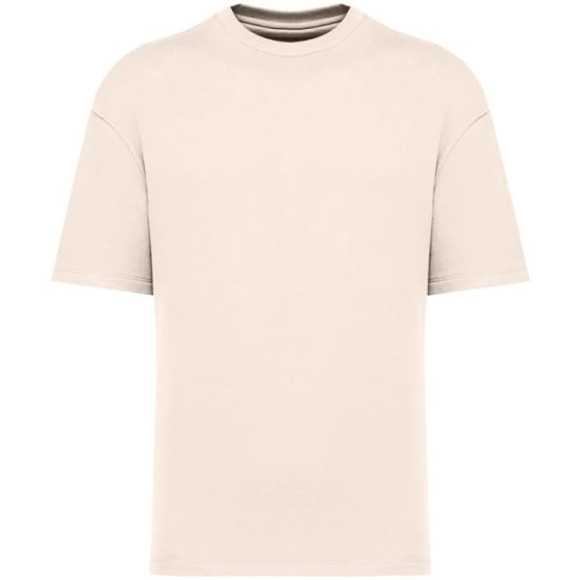 Native Spirit Mens French Terry T-Shirt in Ivory Size: XS Ivory Male XS