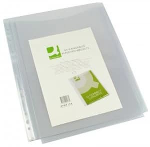 Q Connect Punched Pkt Exp Full Cover Pk5