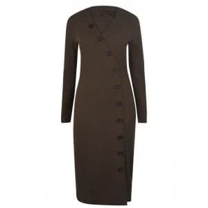 Only Nella Long Sleeve Midi Dress - Beech