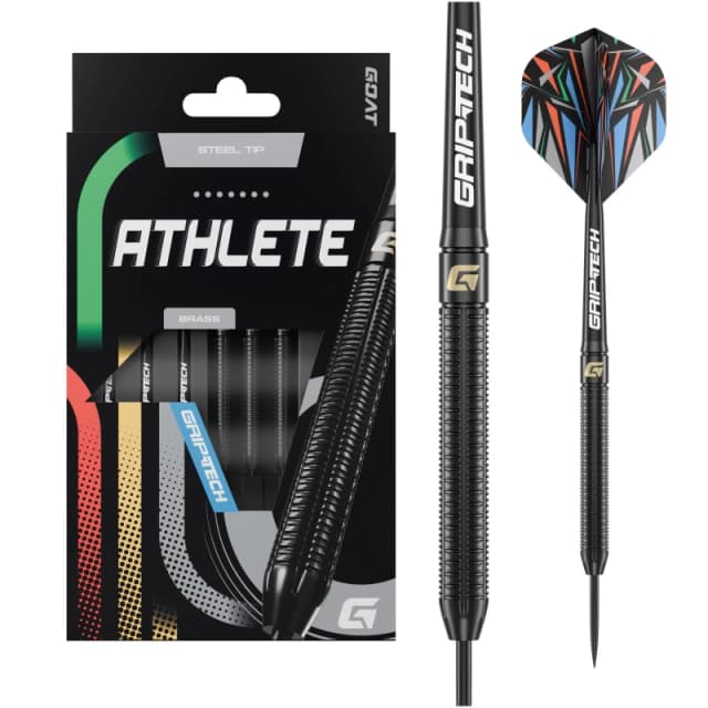 GOAT GOAT Athlete Steel Tip Darts Brass Range Black unisex 13g