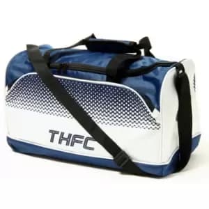 Tottenham Hotspur FC Official Fade Holdall Bag (25cm x 22cm x 42cm) (White/Navy)