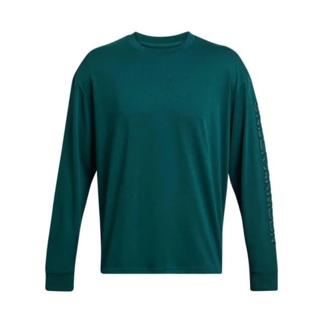Under Armour Hw Tonal Wordmark Long Sleeve T-Shirt - Blue Blue S