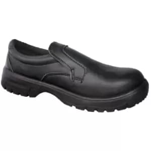 Dennys Slip-On Safety Shoes (35) (Black) - Black