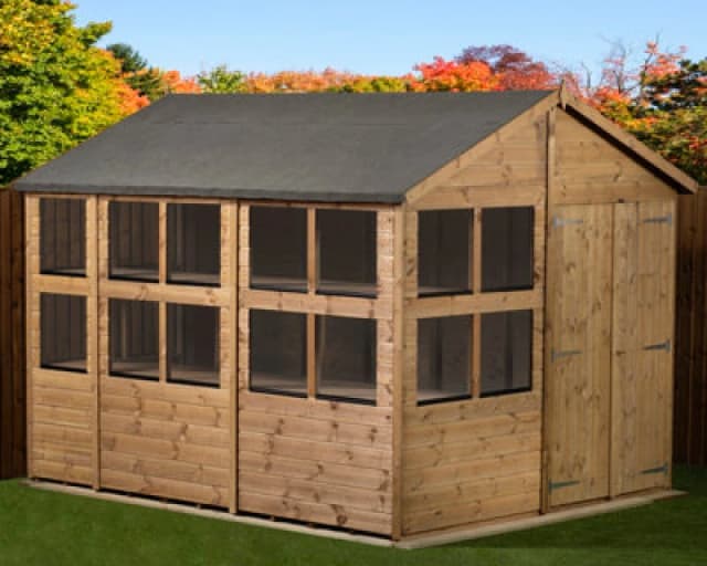 Empire Sheds Empire Apex Potting Shed 8X10 Double Door