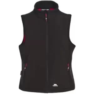 Trespass Womens/Ladies Norma Softshell Sleeveless Gilet (L) (Black)
