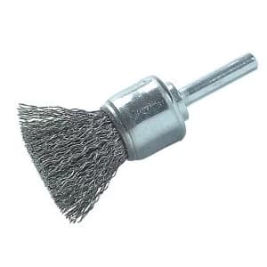 Lessmann DIY End Brush with Shank 25mm, 0.30 Steel Wire