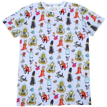 Cakeworthy x The Simpsons - Treehouse Of Horror- AOP T-Shirt - XL