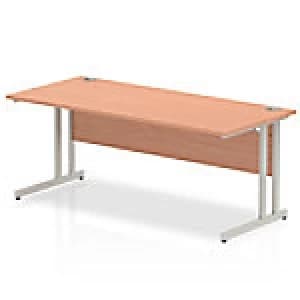 Impulse Cantilever 1800 Rectangle Desk Beech
