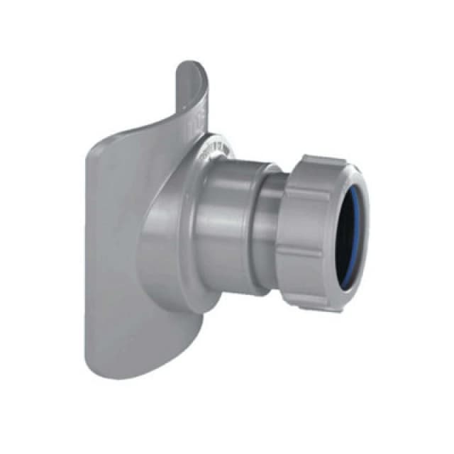 McAlpine BOSSCONN110-GR Two Piece Cast Iron Soil Pipe Boss Connector Grey