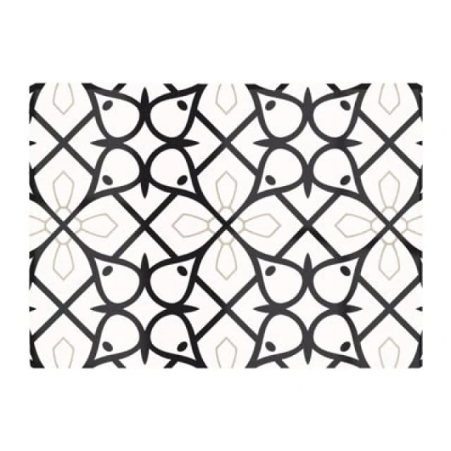 Warren Reed Designer Arabic Style Pattern Glass Chopping Board