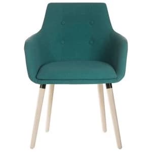 Teknik 4 Legged Soft Padded Office Chair - Jade