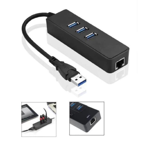 Microconnect MC-USB3.0HUBWETH laptop dock/port replicator USB 3.2 Gen