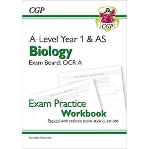 New A-Level Biology: OCR A Year 1 & AS Exam Practice Workbook - includes Answers Paperback / softback 2018