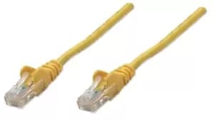 Network Patch Cable - Cat5e - 5m - Yellow - CCA - U/UTP - PVC - RJ45 - Gold Plated Contacts - Snagless - Booted - Polybag - 5m - Cat5e - U/UTP (UTP)
