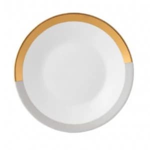 Wedgwood Vera Castillon Gold Grey Tea Saucer Gold