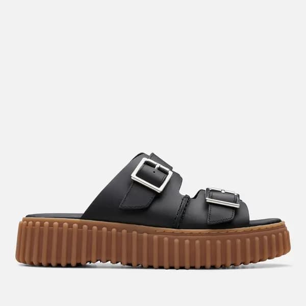 Clarks Womens Torhill Leather Sandals - UK 8