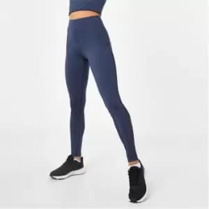 USA Pro x Courtney Black Mesh Sprint Leggings - Blue