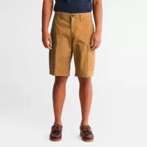 Timberland Cargo Shorts For Men In Dark Yellow Dark Yellow, Size 28