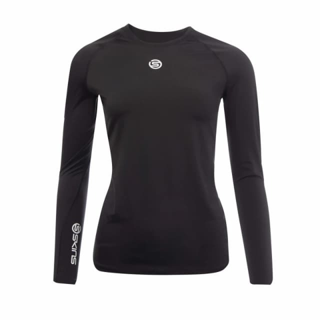 Skins Long Sleeve Base Layer Top Womens - Black 8