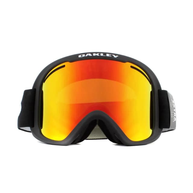 Oakley Oakley O Frame 2.0 Pro XL OO7112-01 Matte Black Fire Iridium & Persimmon Ski Goggles Black One Size Unisex 888392443793