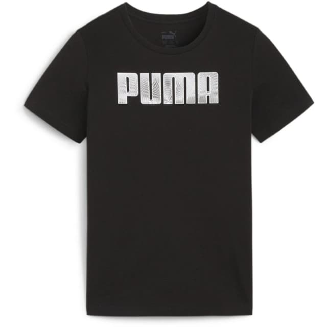 Puma Mass Merchants Tee B T-Shirt Unisex Kids - Black 7 - 8 Years