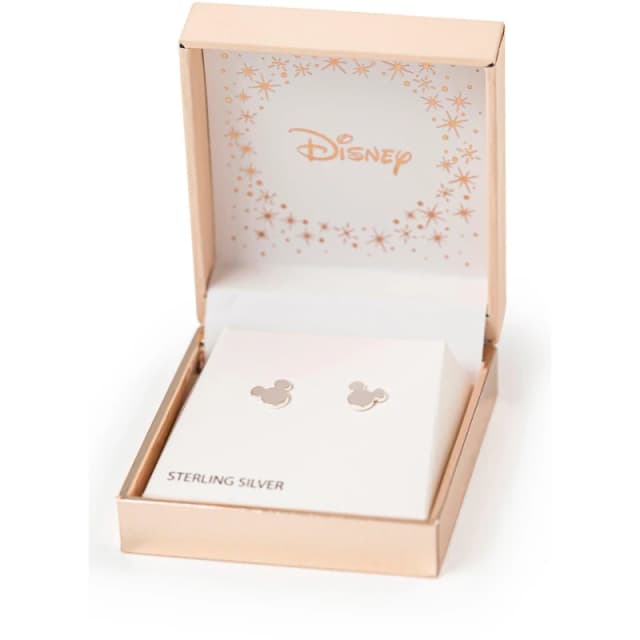 Disney Mickey Sterling silver Head Stud Earrings Silver One Size