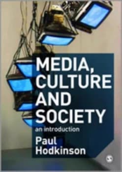 Media Culture and Society by Paul Hodkinson Paperback