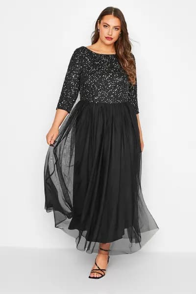Yours Maxi Dress Black