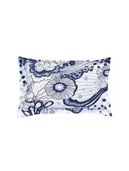 Ted Baker Swirl Floral 100% Cotton Percale 220 Thread Count Pillowcase