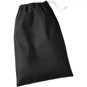 Westford Mill Recycled Cotton Stuff Bag (M) (Black)