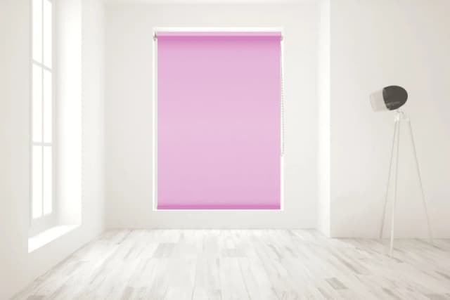 Blinds Outlet Blackout Roller Blind in Pink Size: 210cm width x 160cm drop Pink Unisex 210cm width x 160cm drop