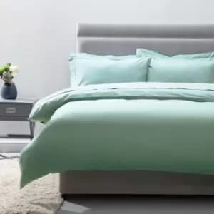 200 Thread Count 100% Egyptian Cotton Duvet Cover, Thyme, Double - Belledorm