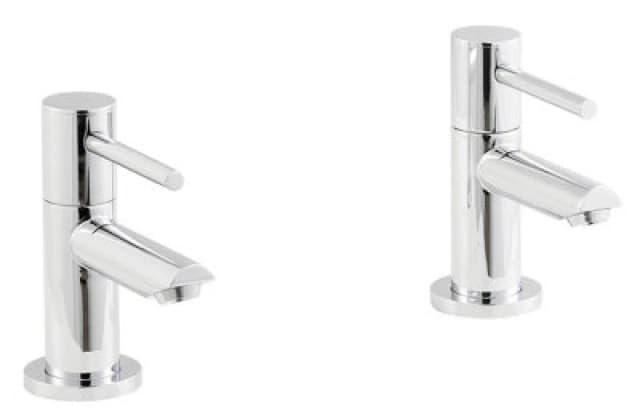 Balterley Round Lever Basin Taps Chrome Balterley Silver unisex