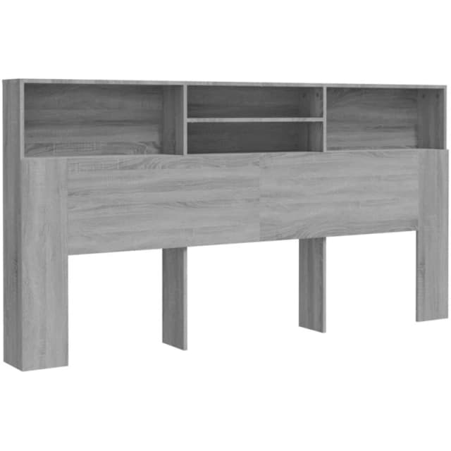 VIDAXL Headboard Cabinet Grey Sonoma 200x19x103.5cm Vidaxl 8720286968833